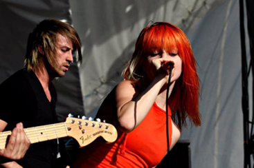 rocking out